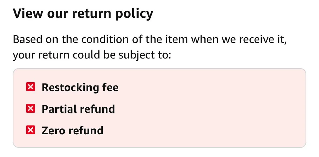 Latest Amazon Return Policy