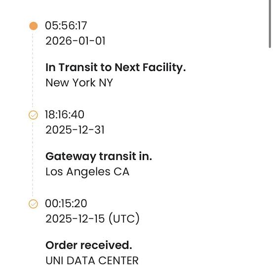 In Transit to Next Facility Meaning on UniUni