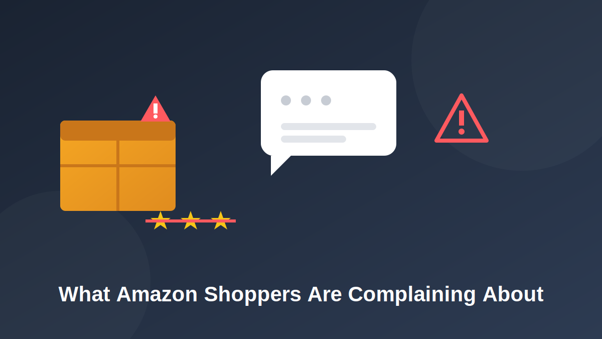 AMAZON COMPLAINTS