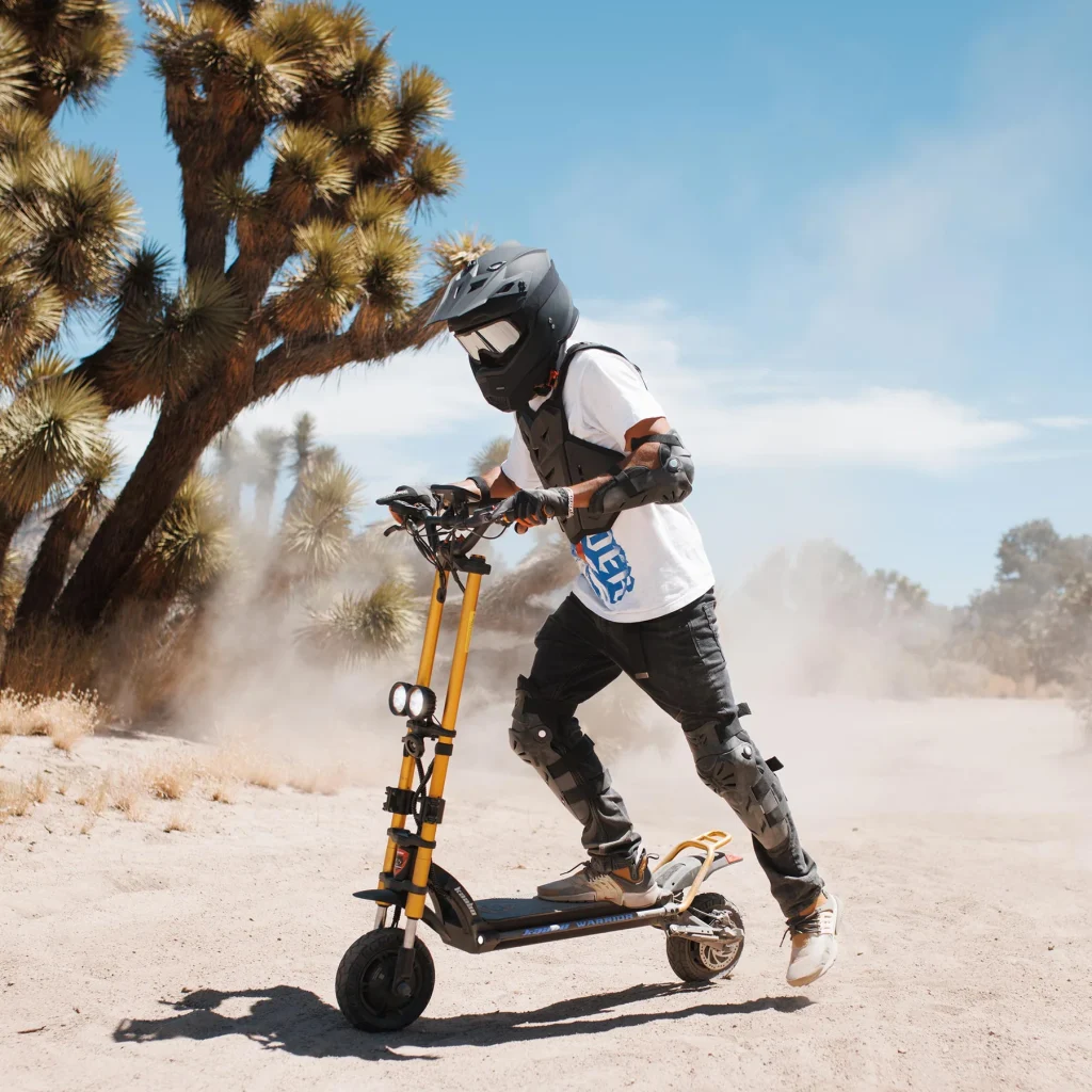 Kaabo Warrior X Max Electric Scooter for adults weighing 250 lbs