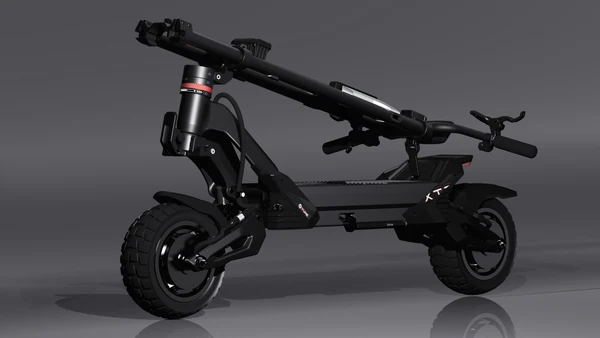 Folded YUME XTRON electric Scooter